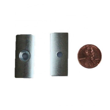 Professional N35SH-N52SH High Working Temperature Arc Magnet with Countersunk Hole Permanent Neodymium Magnet for Motors